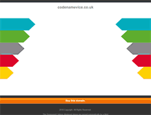 Tablet Screenshot of codenamevice.co.uk